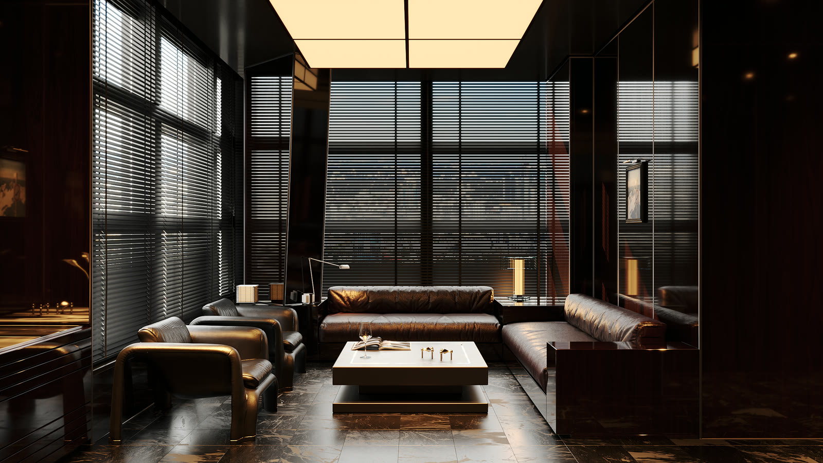 Timeless Lounge & Bar interior, Sofitel Corniche